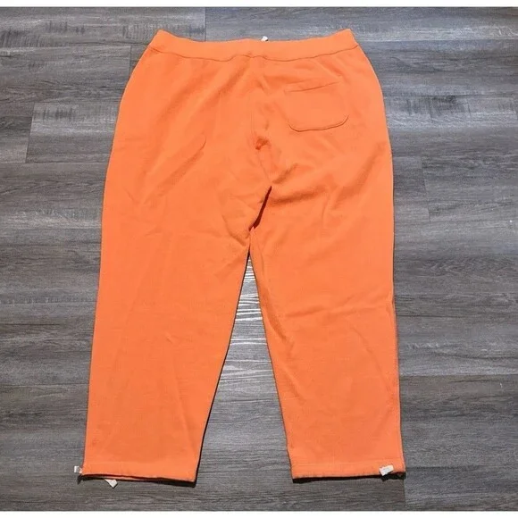 NEW Polo Ralph Lauren Men's Size 2XB Orange Fleece Jogger Sweatpants 2XL Big